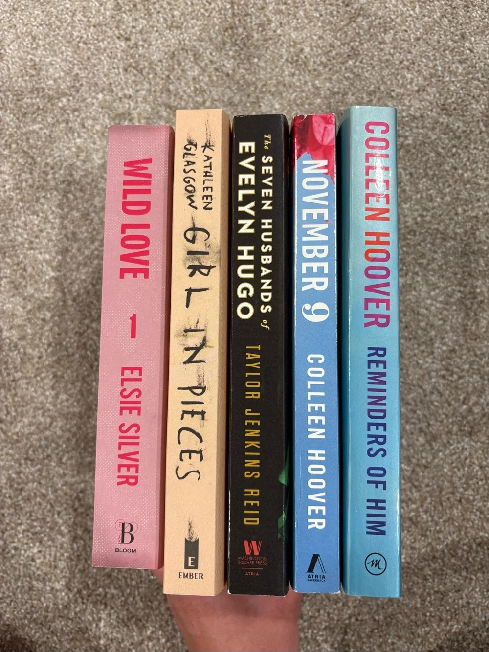 Colleen Hoover & Assorted Fiction Book Lot - Bundle of 5